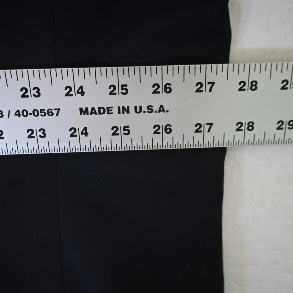 GS 52R Navy Blue Silver Button Wool Mens Blazer‎ Suit Jacket Sport Coat